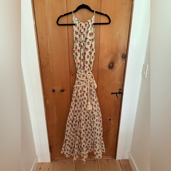 Rhode red floral dress with belt size XS S - Picture 1 of 5